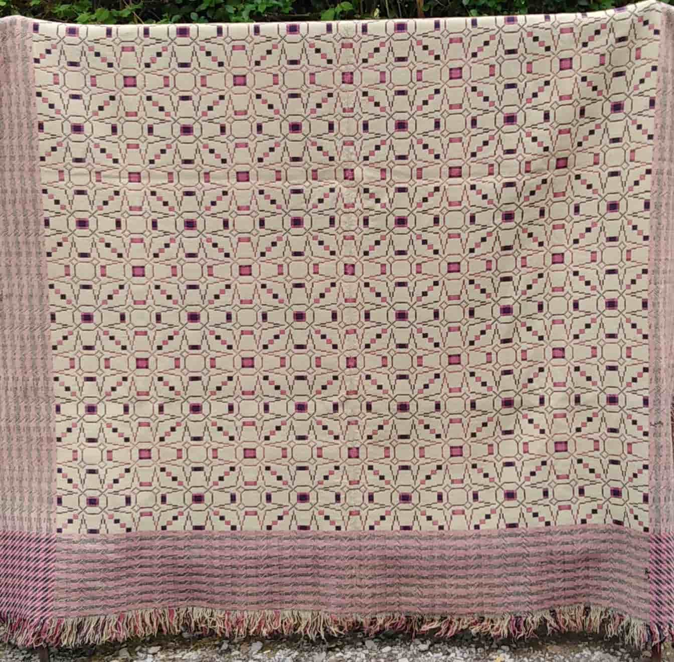 Hannah Jones Antique Narrow Loom Welsh Tapestry Reversible Blank